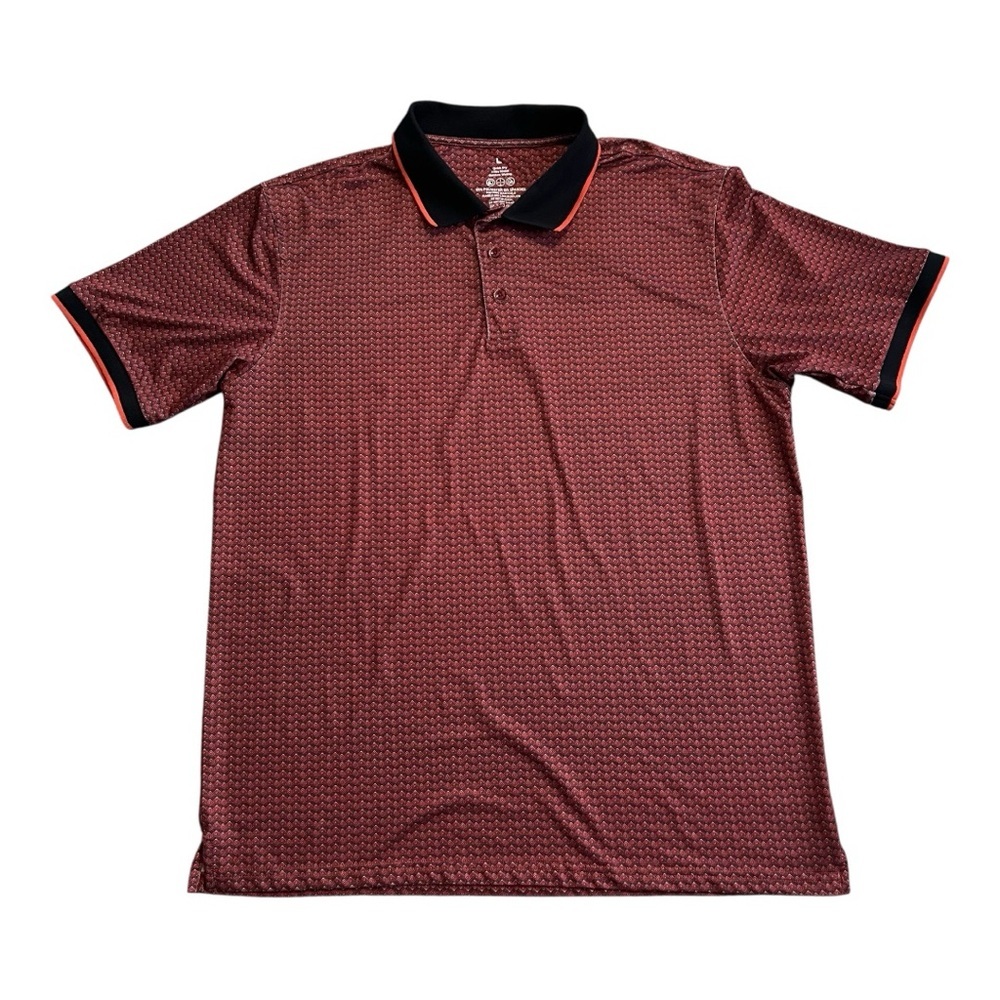 Men's Burgundy Polo Shirt- Size L